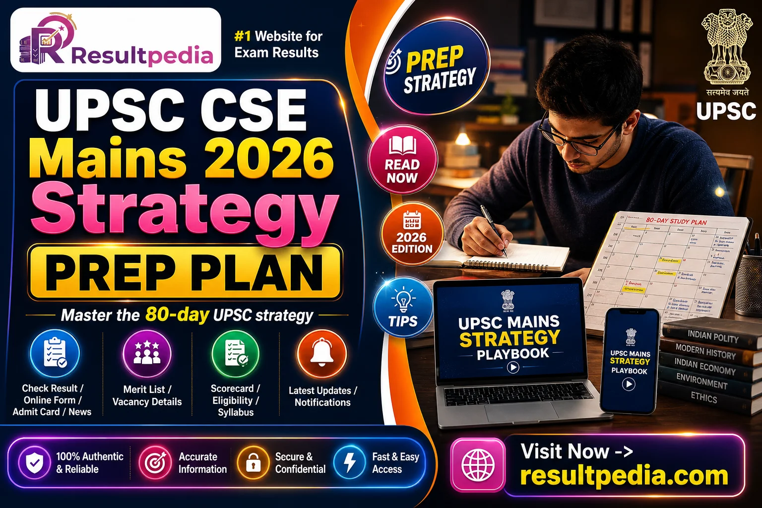 UPSC CSE Mains 2026: The 80-Day Strategy You Should Start the Day After Prelims