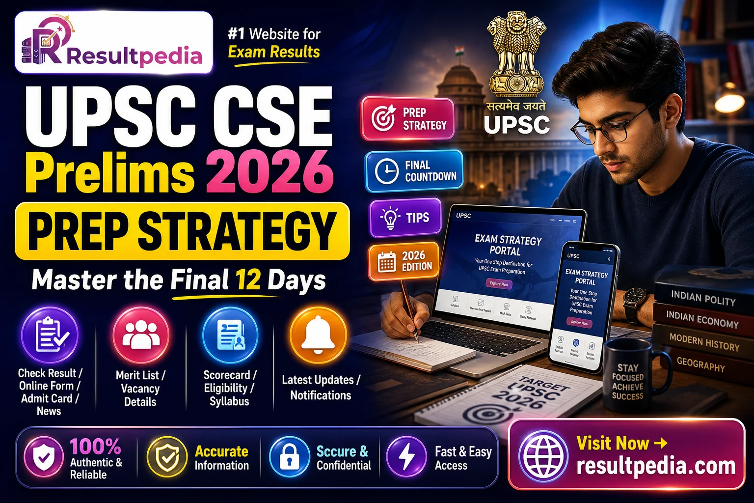 UPSC CSE Prelims 2026: The Final 12 Days — Mock Rhythm, CSAT Strategy, and Exam-Day Execution