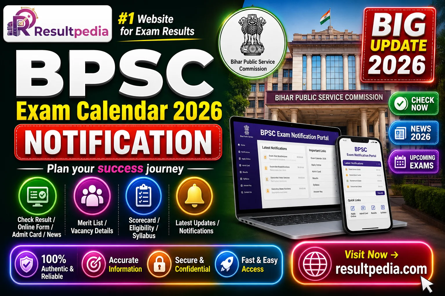 BPSC Exam Calendar 2026: All Bihar Civil Service Exams, Dates & Cycle Tracker