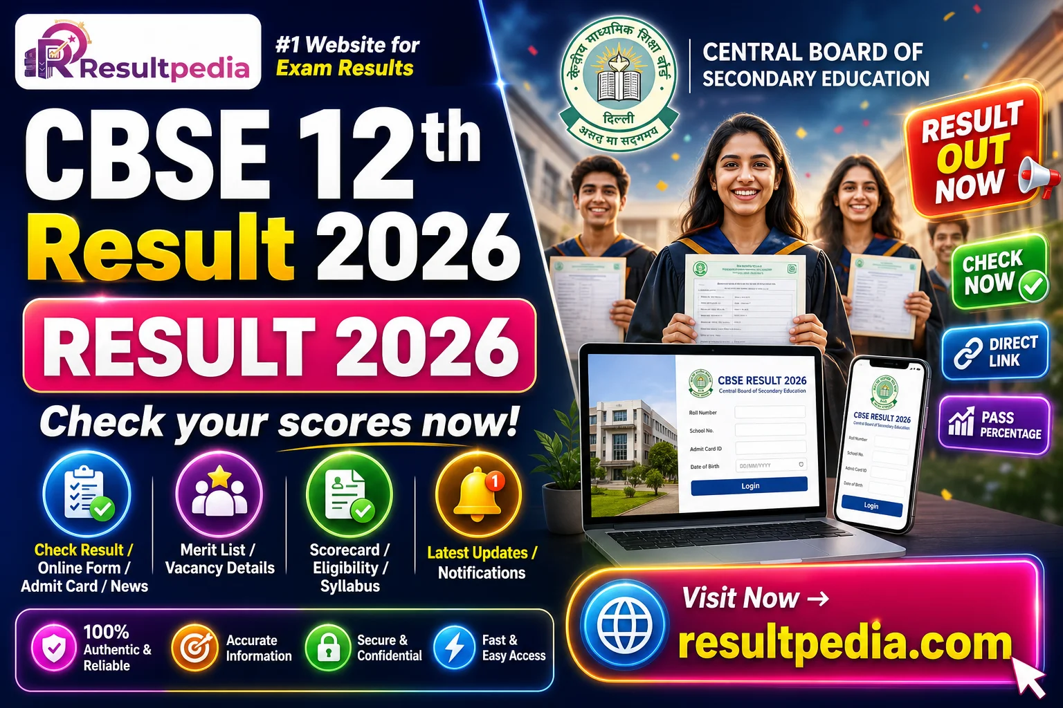 CBSE 12th Result 2026 — Class 12 Result Awaited After 15 May on cbseresults.nic.in