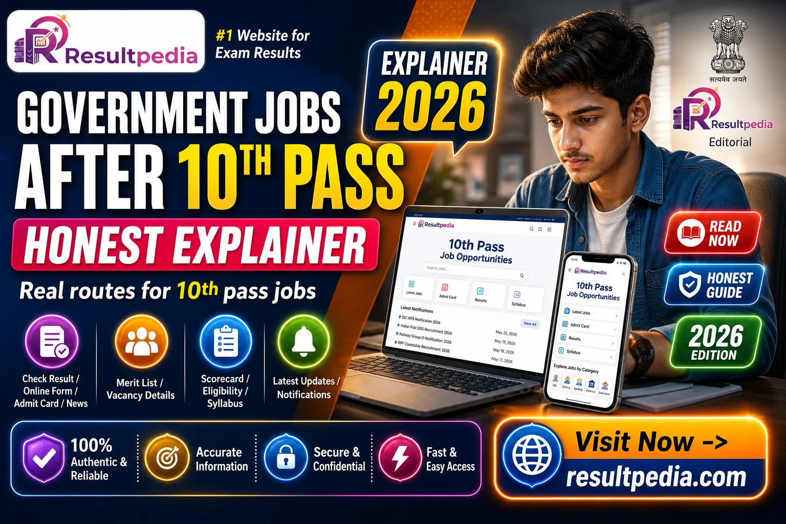 Government Jobs After 10th Pass in 2026: Real Routes, Honestly Explained