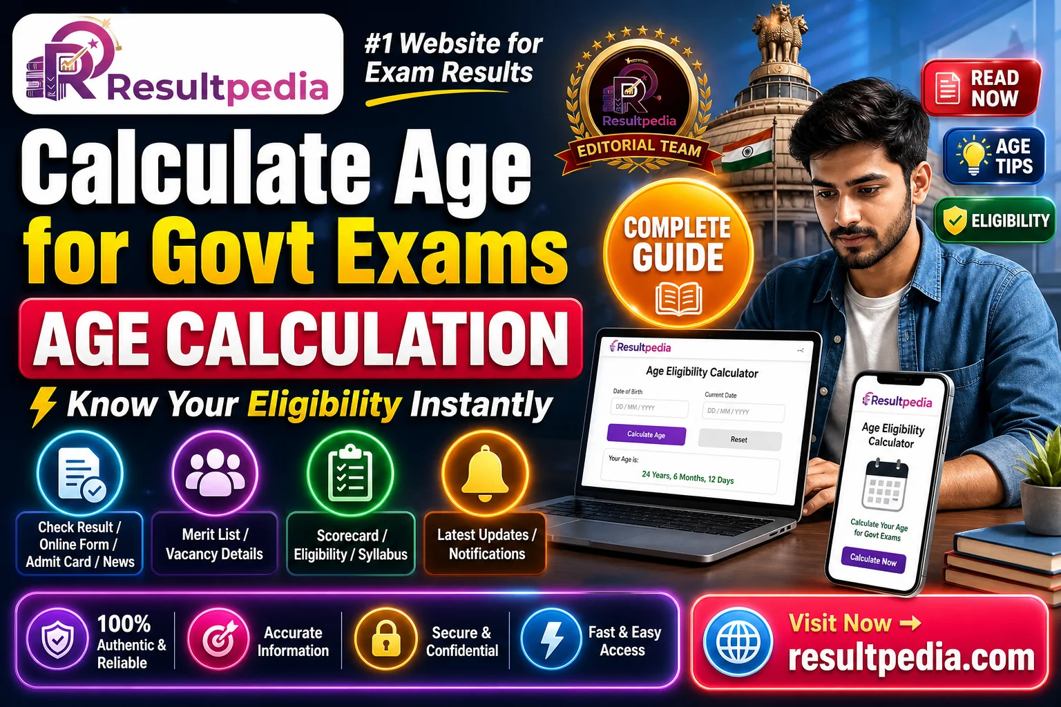 How to Calculate Your Age for Government Exams (As-On Date + Category Relaxation)