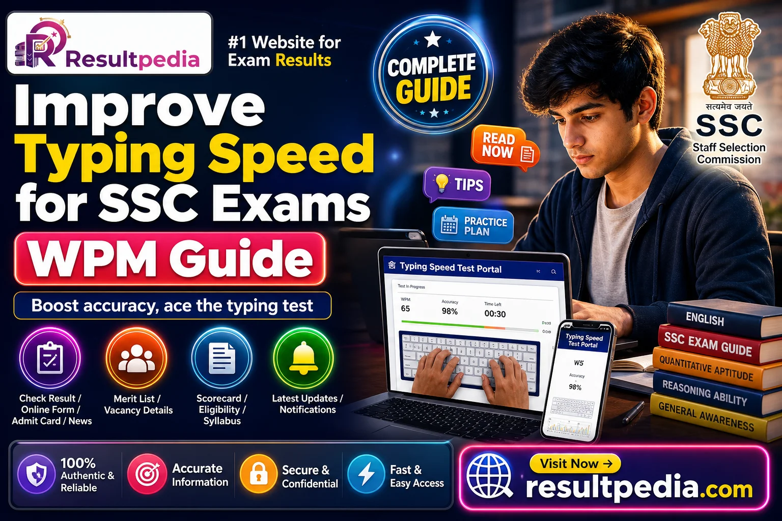 How to Improve Typing Speed for SSC, CHSL & Stenographer Exams (WPM Guide)