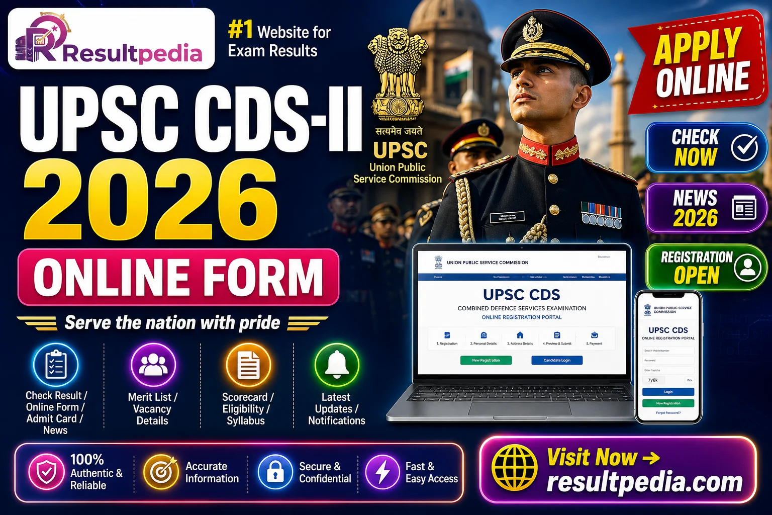 UPSC CDS-II 2026: Apply Online, Eligibility, Exam Date