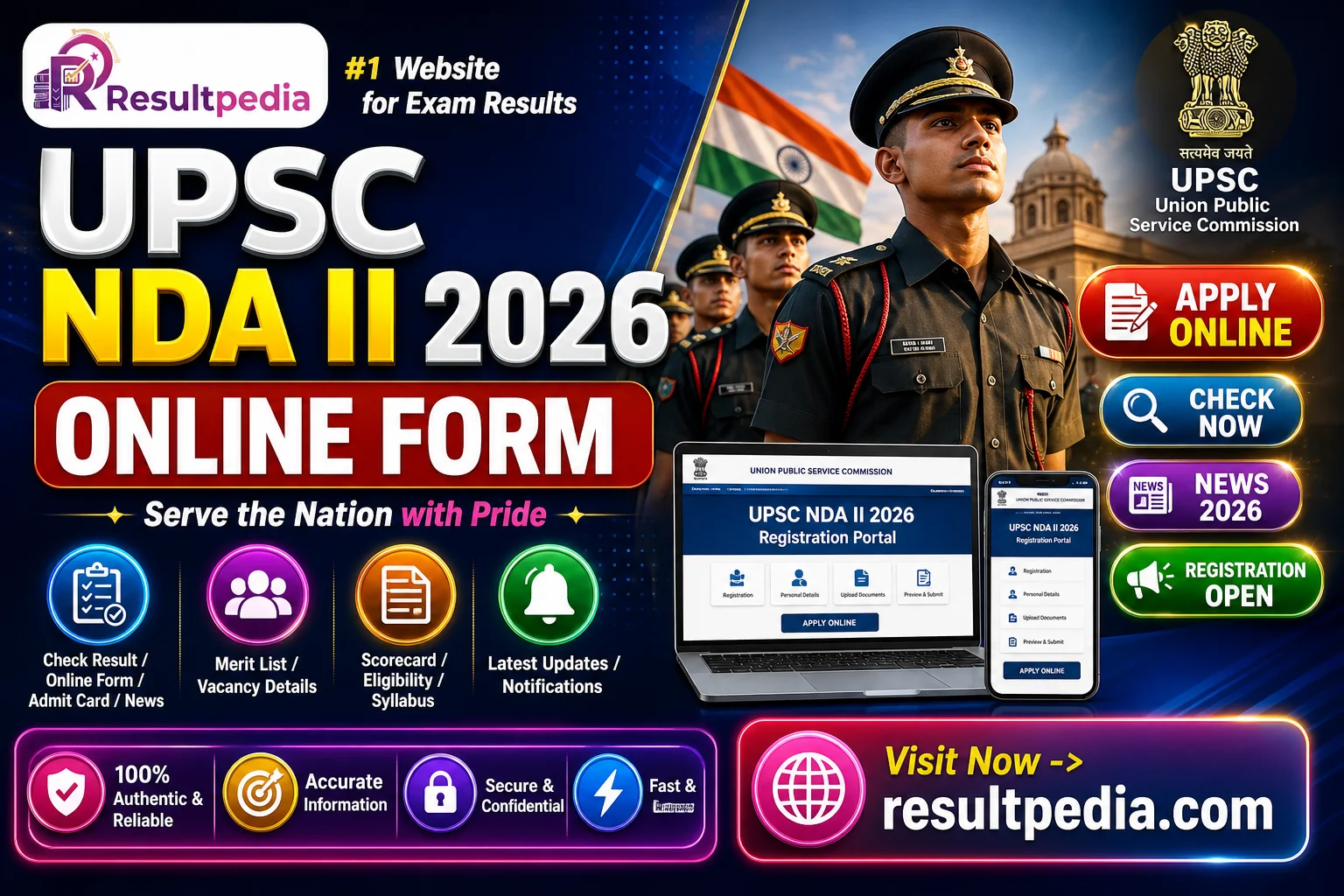 UPSC NDA II 2026: Apply Online, 10+2 Eligibility, Exam Date